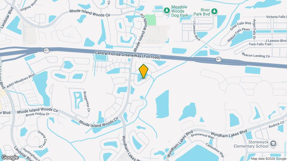 1815 Meadow Pond Way Mapa y Detalles de la Ubicación