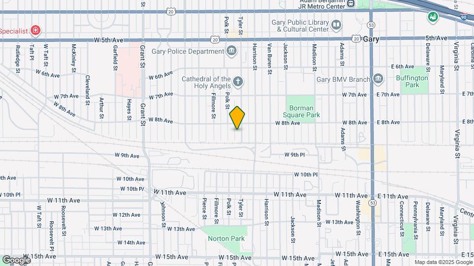 824 Tyler St Map and Location Details
