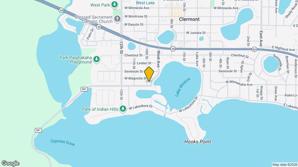 1500 West Ave Map and Location Details