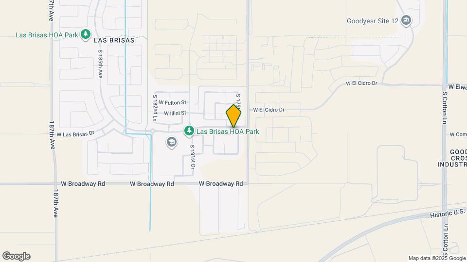 17976 W Jones Ave Map and Location Details