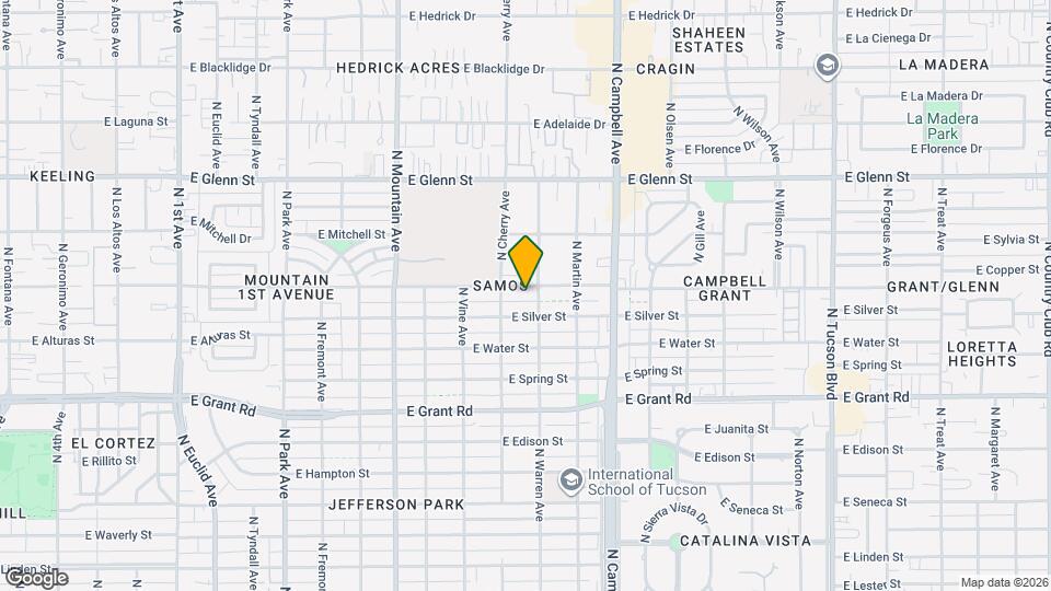 1634 E Copper St, Unit Room 1 - Theo Map and Location Details