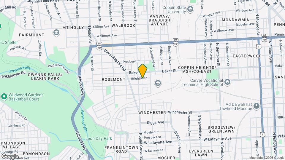 2829 Brighton St Map and Location Details