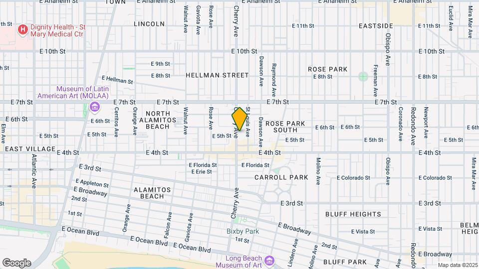 470 Cherry Ave Mapa y Detalles de la Ubicación
