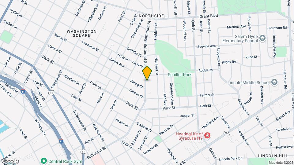 1112 Butternut St Map and Location Details
