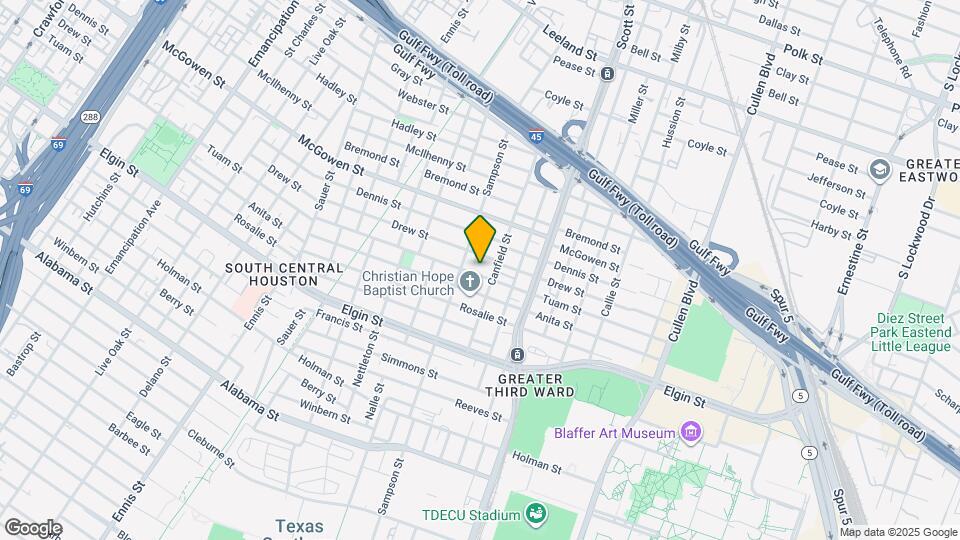 3417 Tuam St Map and Location Details