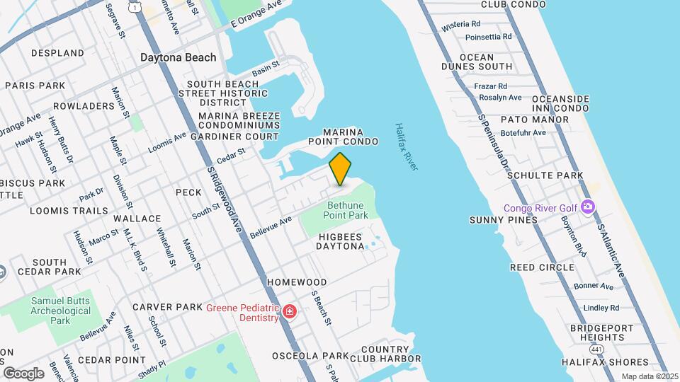 721 S Beach St Map and Location Details