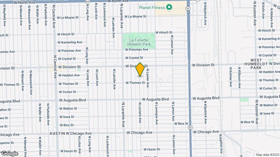 1111 N Leclaire Ave Map and Location Details