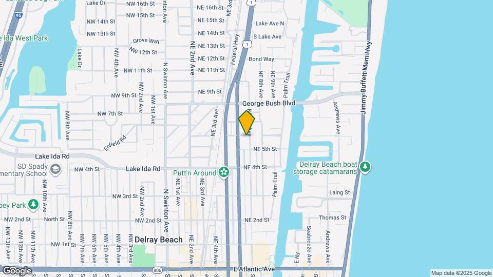 520 NE 7th Ave Map and Location Details