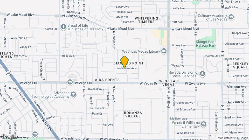 2005 Rose Coral Ave Map and Location Details
