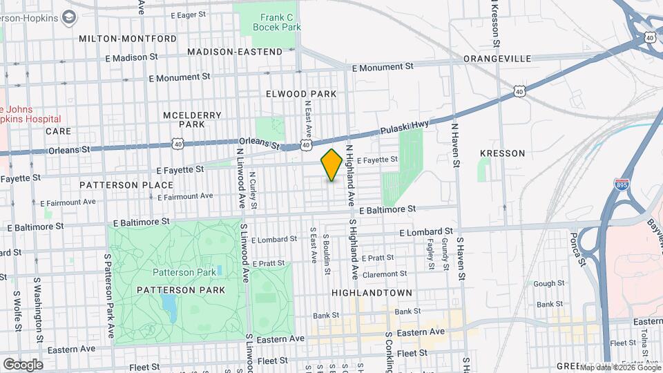 113 N Clinton St Map and Location Details