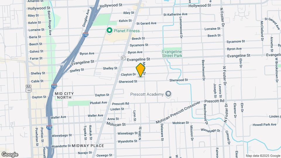 3655 Sherwood St Map and Location Details
