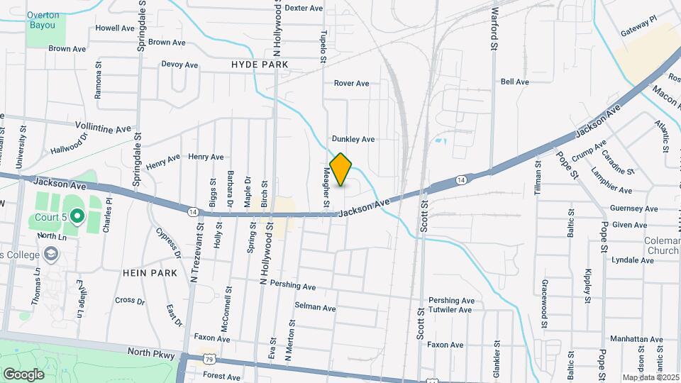 877 N Bingham St Map and Location Details