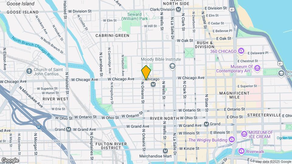 757 N Orleans St Mapa y Detalles de la Ubicación