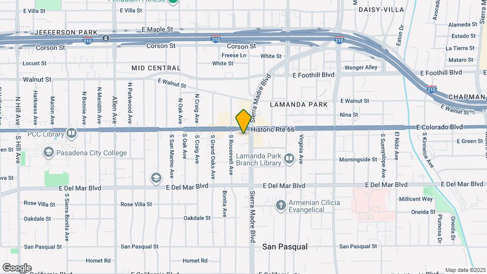 37 S Sierra Madre Blvd Map and Location Details