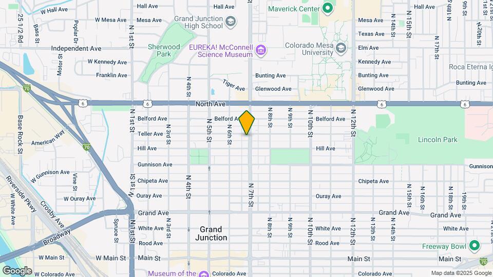 825 N 7th St Map and Location Details