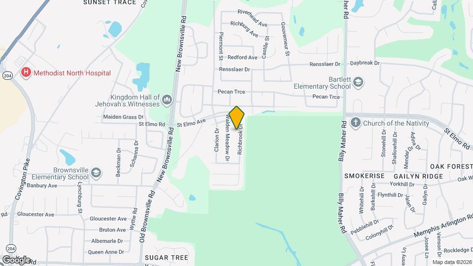 3827 Richbrook Dr Mapa y Detalles de la Ubicación