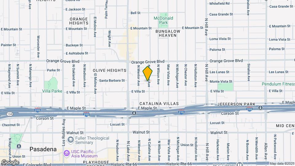 537 Catalina Ave Map and Location Details