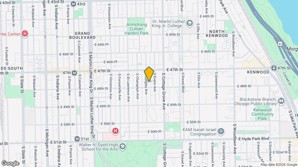 4747 S Langley Ave Map and Location Details