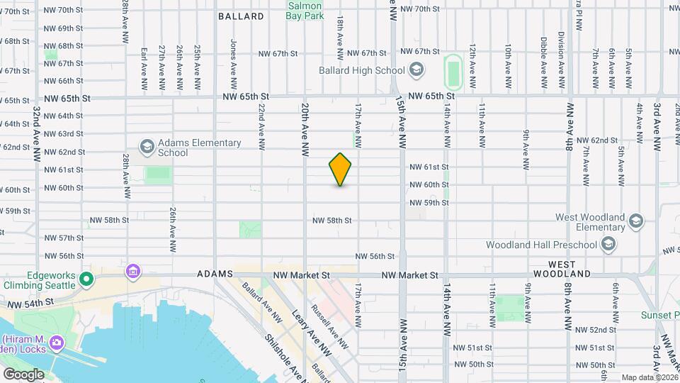 1721 NW 60th St Map and Location Details