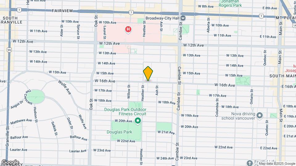 680-692 W 16th Ave Map and Location Details