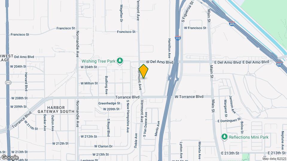 20426 S Vermont Ave Map and Location Details