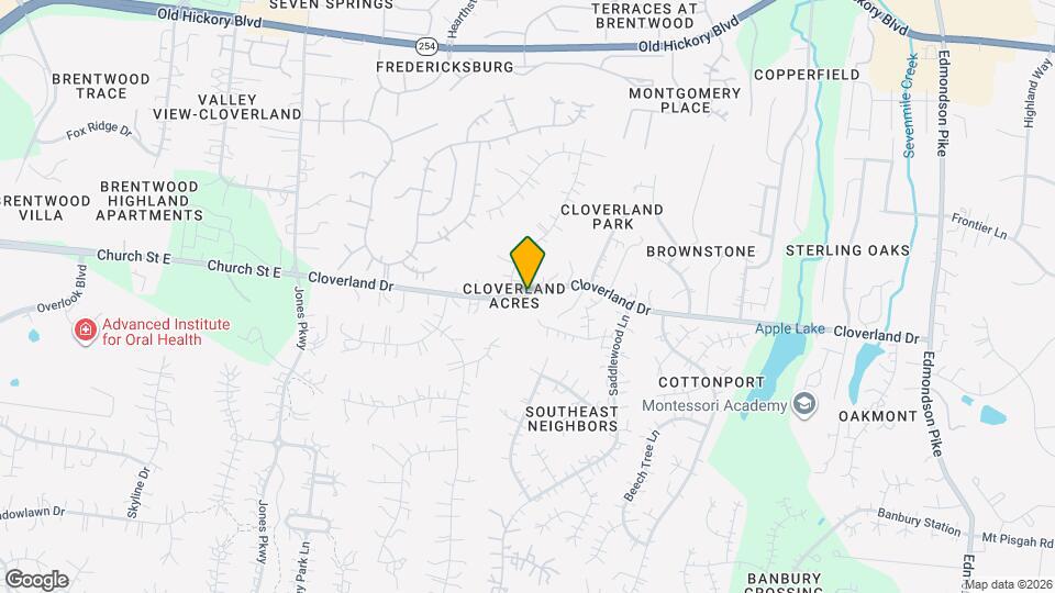 5815 Cloverland Dr Map and Location Details