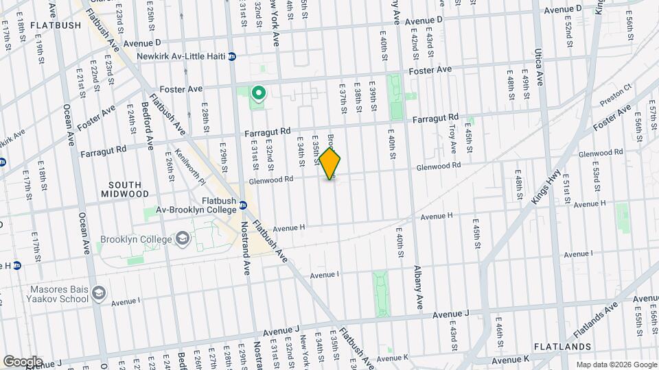 1604 Brooklyn Ave Map and Location Details