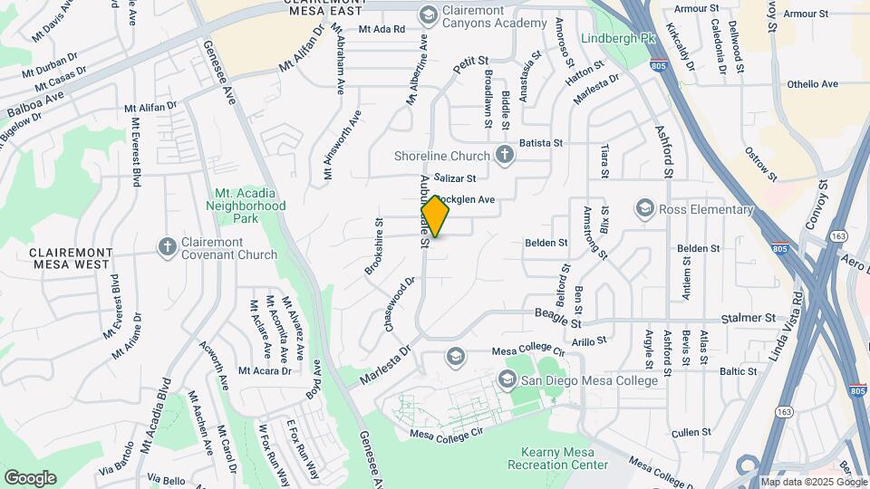 6707 Thornwood St Map and Location Details