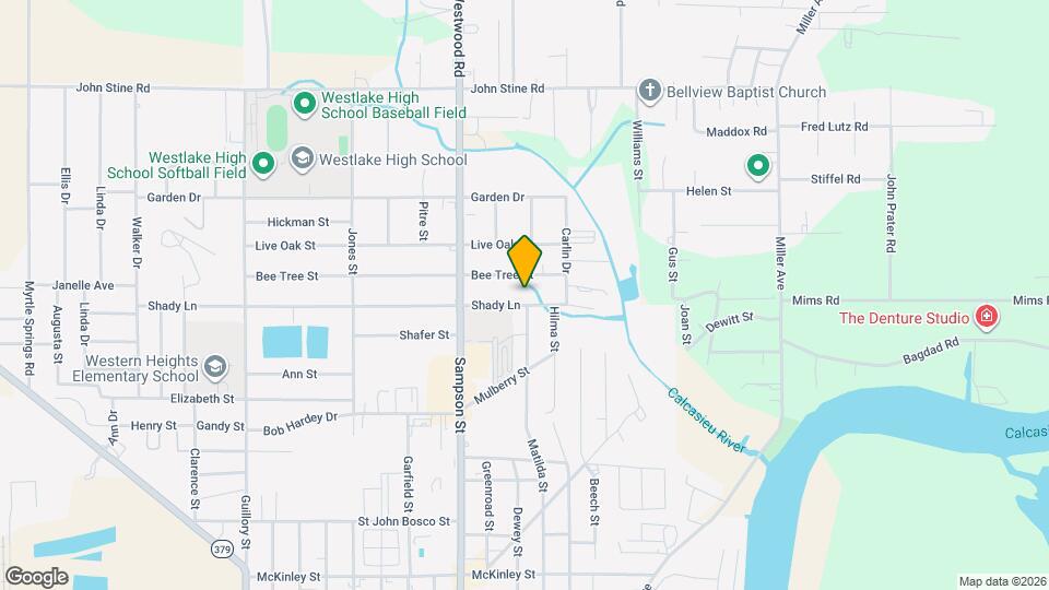 816 Shady Ln Map and Location Details