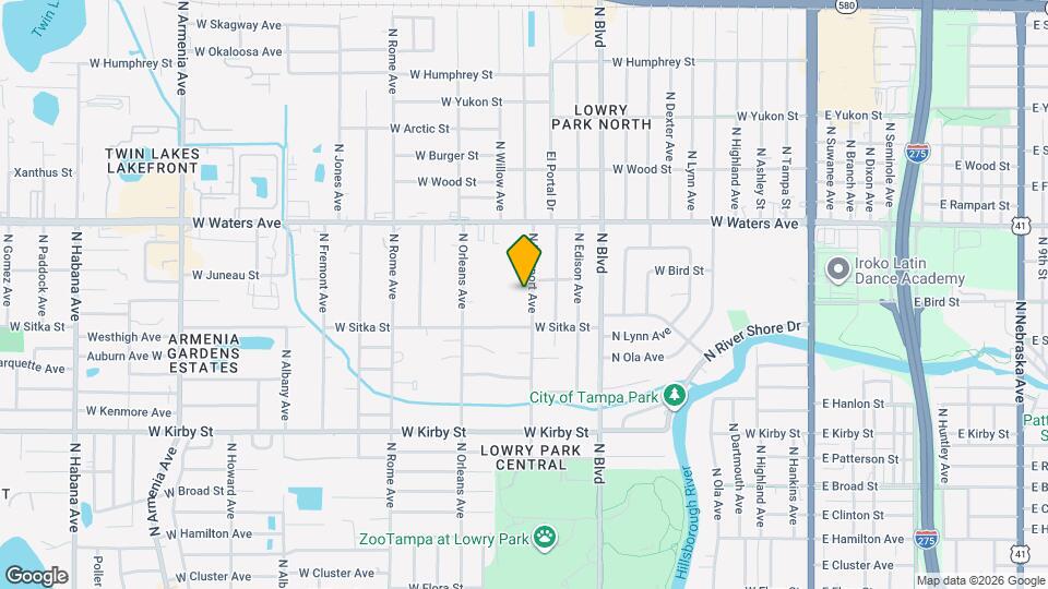 8114 N Newport Ave Mapa y Detalles de la Ubicación