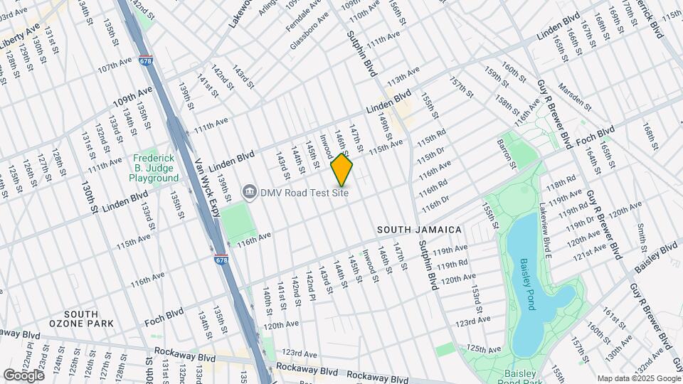 115-42 Inwood St Map and Location Details