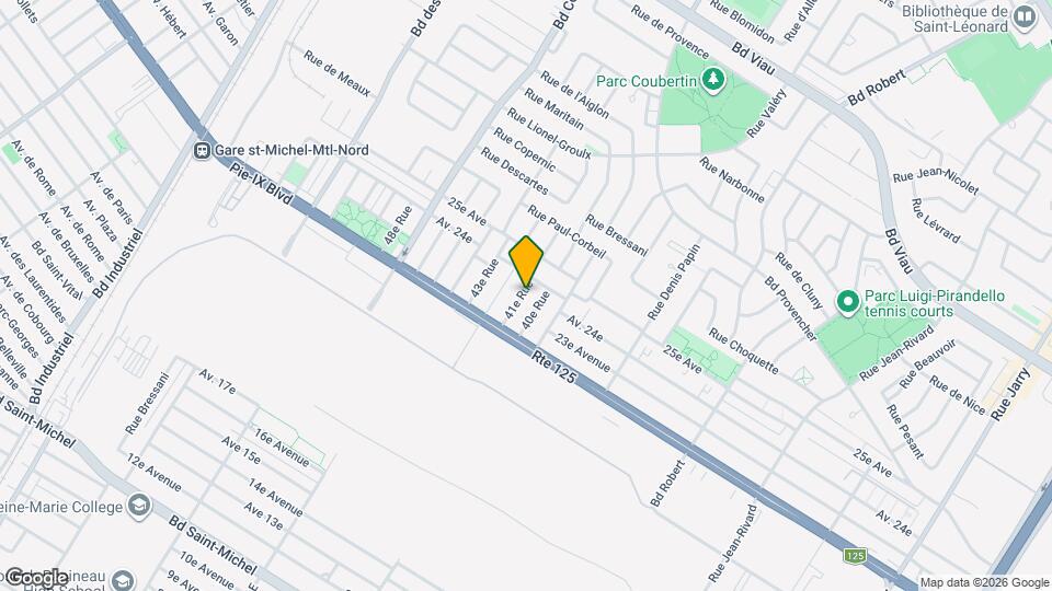 4160 41E Rue Map and Location Details