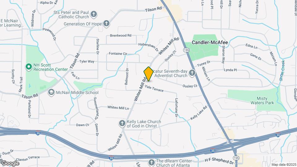 2596 Yale Terrace Map and Location Details