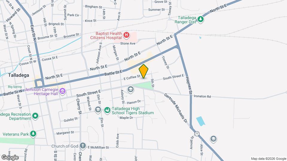 814 South Street E Map and Location Details