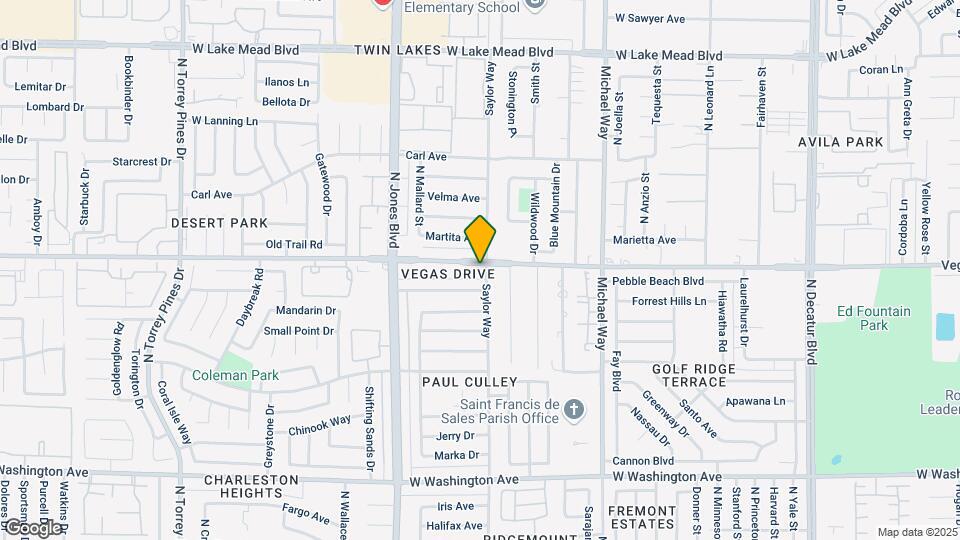 1541 Saylor Way Map and Location Details