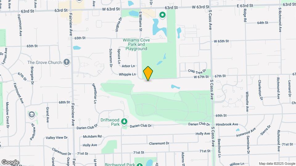 6707 Aspen Ln Map and Location Details