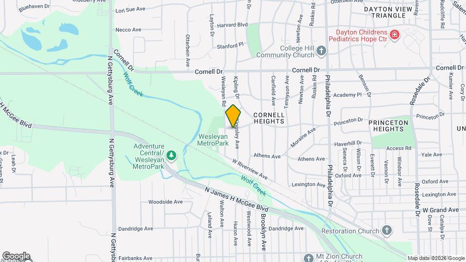 1371 Kingsley Ave Map and Location Details