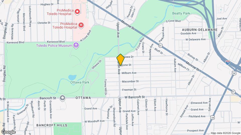 2322 Upton Ave Map and Location Details