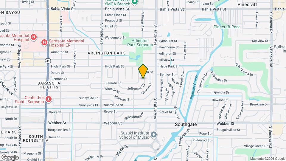 2723 Jefferson Cir Mapa y Detalles de la Ubicación