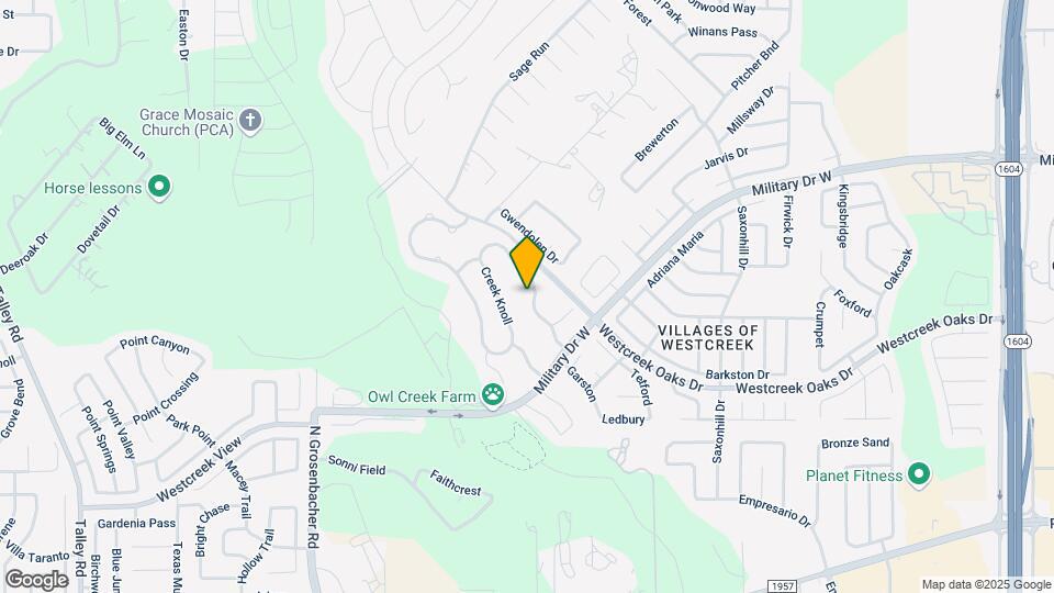 1027 Creek Knoll Map and Location Details