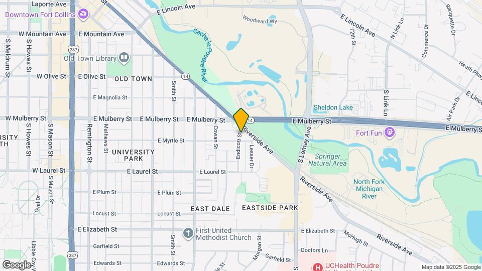 900 E Myrtle St Map and Location Details