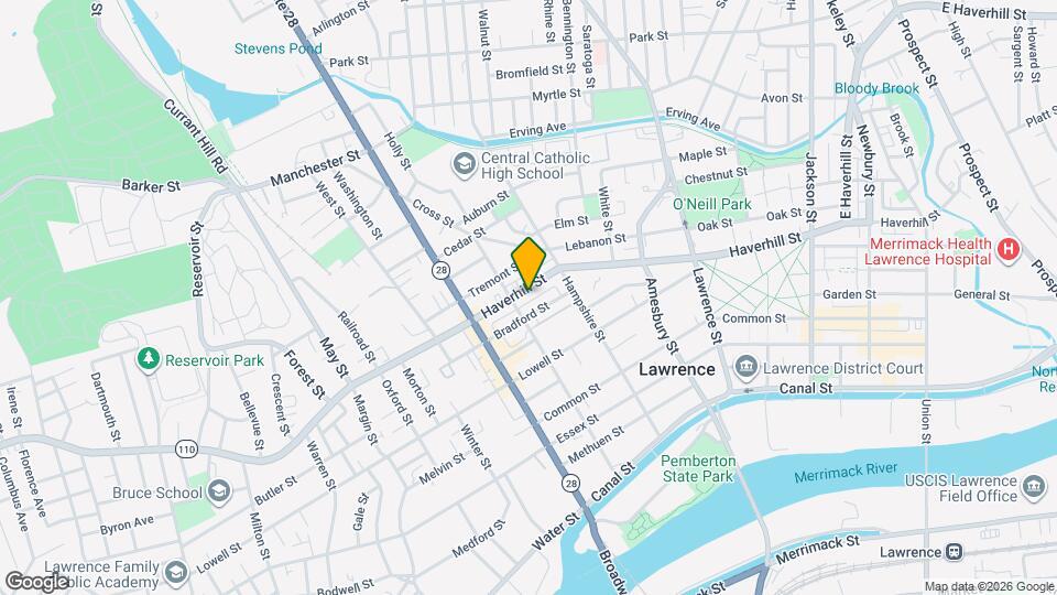 350 Haverhill St Mapa y Detalles de la Ubicación