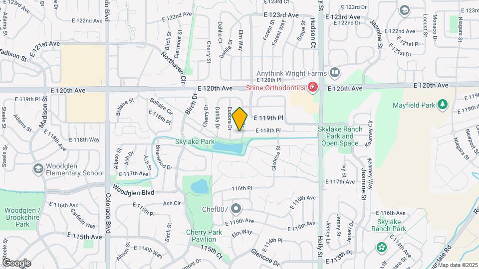 11821 Elm Dr Map and Location Details