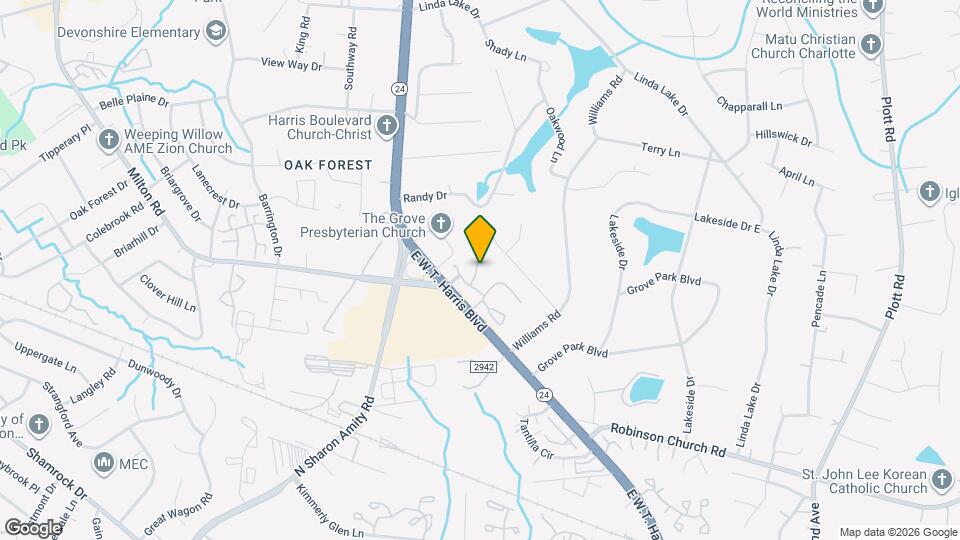 6137 Meadow Rose Ln Map and Location Details