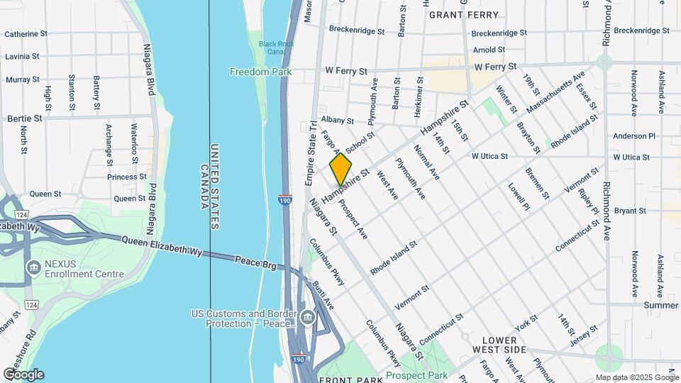 877 Prospect Ave Map and Location Details