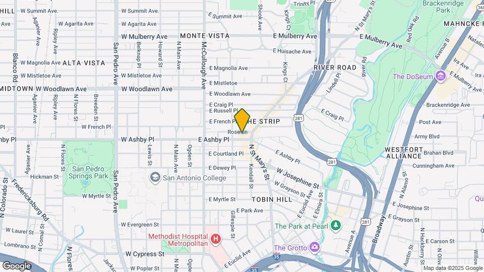 519 E Ashby Pl Map and Location Details