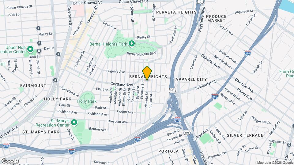 232 Nevada St Map and Location Details