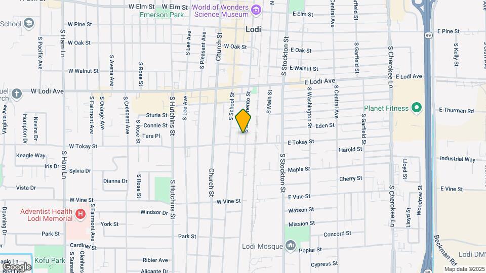 511 S Sacramento St Map and Location Details