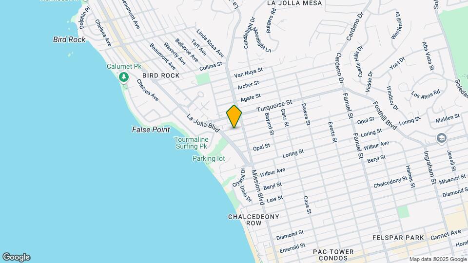 753 Sapphire St Map and Location Details