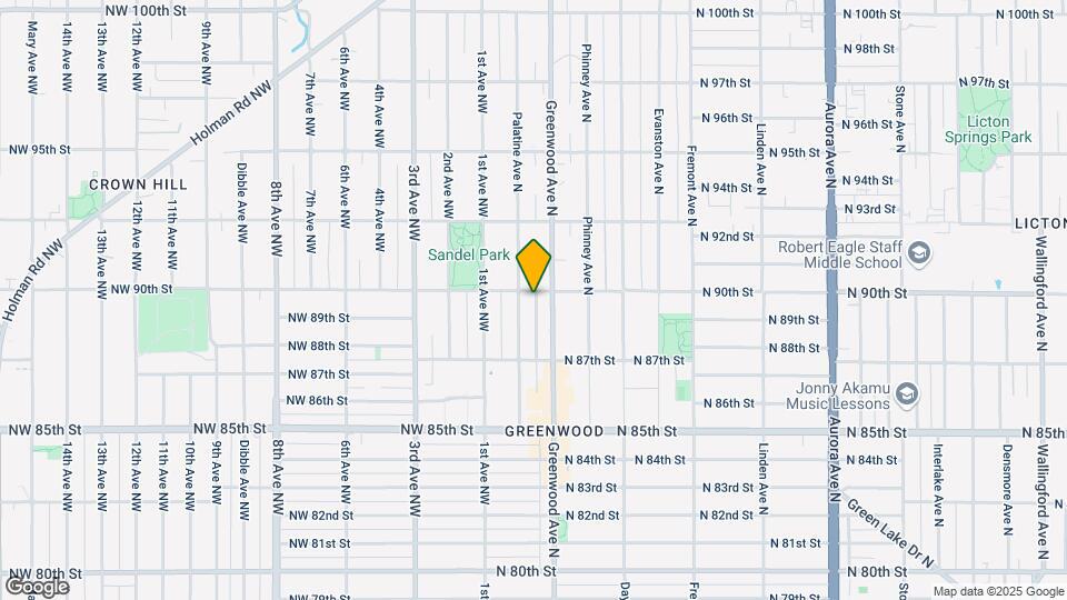 209 N 90th St Map and Location Details